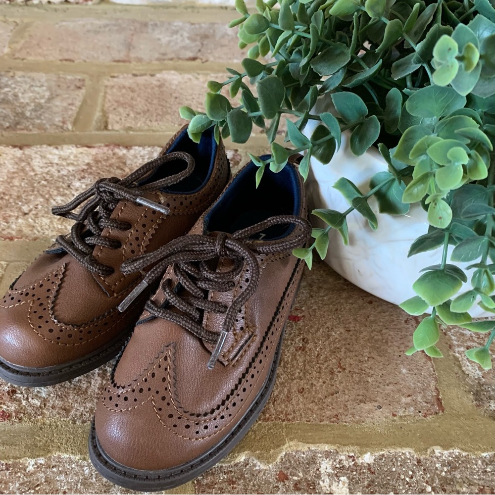 Carter's Brown Kids Dress Shoes